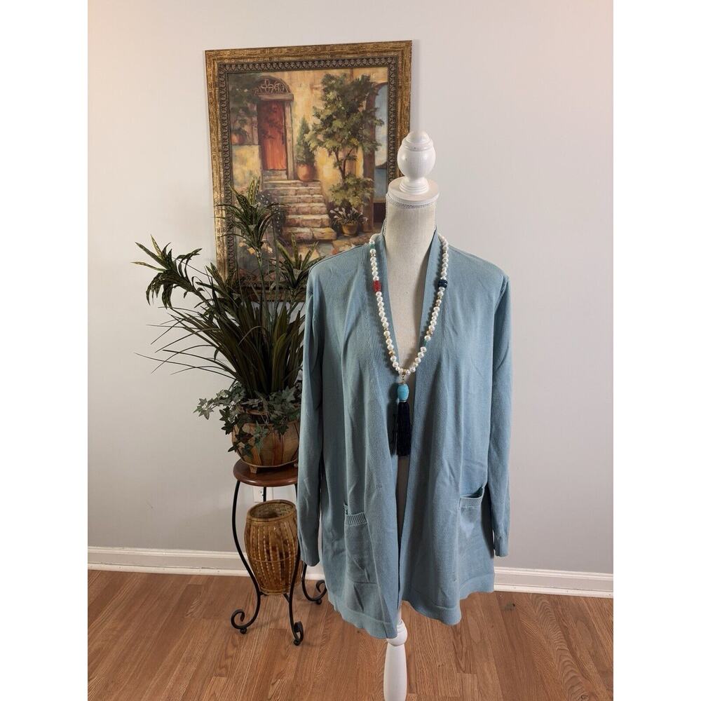 Time And True Women Relaxed Fit Open Front Size‎ Size XL Long Sleeve Cardigan